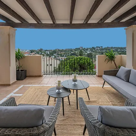 Ferienwohnung Nueva Andalucia Penthouse Marbella Exterior foto
